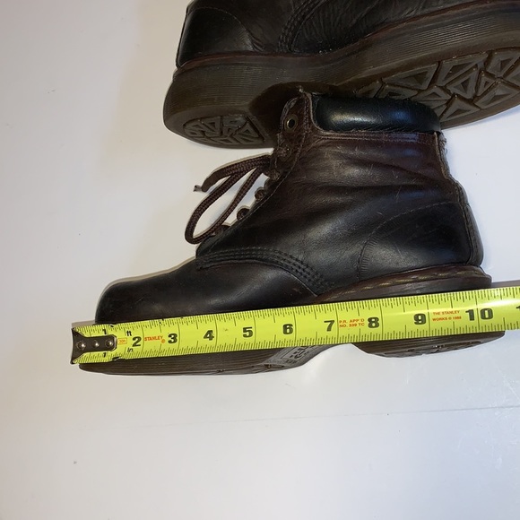 Dr. Martens Vintage Brown Leather Booties with Chunky Soles - Men’s Size 8.5 - Picture 13 of 13